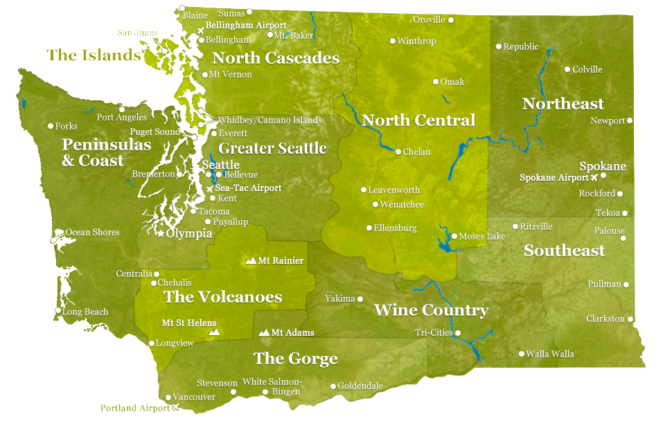 Mobile-Optimized Regions of Washington State